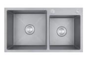 stainless steel Sus304 Kitchen Sink Gun Grey Color Under Counter