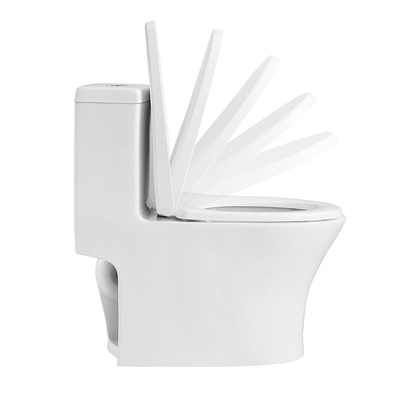 Ceramic single piece toilet seat 705×370×712mm for Bathroom