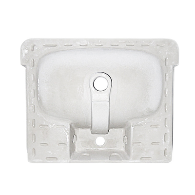 Ceramic Semi Recessed Wash Basin 586x470x173mm With Overflow